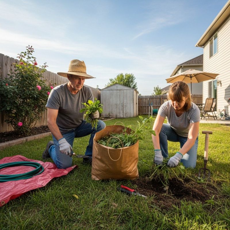 Local Garden Bed Weeding pros at work
